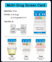 Test de drogue Kits de test rapide d'urine Thc Kit de test multi-drogue d'abus