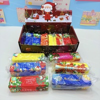 Barre de chocolat en PU souple et colorée, jouet anti-stress à remontée lente, cadeau de Noël en gros