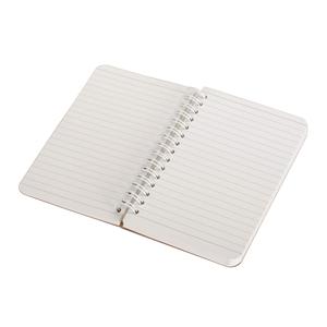 Cuadernos de Bolsillo Pequeños con Cubierta de Cuero Kraft, Espiral Plano, 180 Hojas Rayadas, 100 Hojas en Blanco, para Escribir, Dibujar y Tomar Notas - Product Image 3