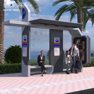 Parada de Autobús Inteligente con Diseño Urbano y Periférico, OEM/ODM, Fuente de Luz LED, Dimensiones - Product Image 5