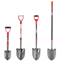 Hantop Tools nouveau design pelle de jardin pelle à creuser pelle paysage pelle avec long manche en fibre de verre
