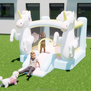 Castello Gonfiabile per Bambini; Parco Giochi Gonfiabile con Scivolo, Adatto per Riunioni Familiari. - Product Image 4