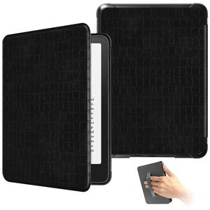 Étui de protection <span class=keywords><strong>pour</strong></span> <span class=keywords><strong>liseuse</strong></span> <span class=keywords><strong>Kindle</strong></span> Paperwhite 7 pouces 2024 avec cuir PU, design léger, fin et élégant, et repose-main - Product Image 1