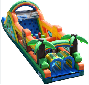 Parcours d'obstacles <span class=keywords><strong>gonflable</strong></span> de compétition de course en PVC commercial, <span class=keywords><strong>trampoline</strong></span> <span class=keywords><strong>gonflable</strong></span> d'aventure à vendre - Product Image 5