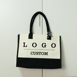 Wholesale Custom-Printed Logo <strong>Tote</strong> <strong>Bag</strong> Fashion Canvas Large Capacity Shopping <strong>Bags</strong> for Shop - Product Image 4