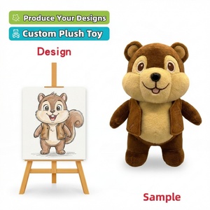 Produttore di Giocattoli in Peluche Personalizzati, Design di Scoiattoli Cartoon, Souvenir a Tema Foresta, Bambole Personalizzate Doge <span class=keywords><strong>Demon</strong></span> Benita Funkey da 10cm - Product Image 1