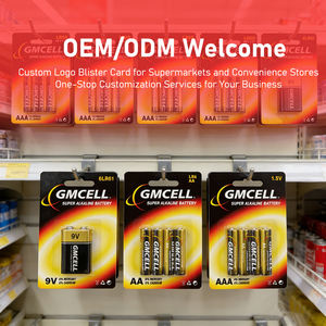 סוללות אלקליין GMCELL Alu Foil 720 דקות מלבניות ECO <span class=keywords><strong>6f22</strong></span> 9v 6LR61 עמידות לאורך זמן 9V - Product Image 2