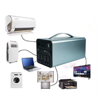 Stasiun daya 300W portabel MPPT Universal, stasiun daya Panel surya 220V/110V pengisian daya kompatibel Lithium besi fosfat Baterai untuk luar ruangan