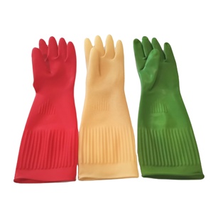 Lingxingli — gants longs en latex, d'une longueur de 38 cm, paume sans doublure, pour le lavage de la vaisselle, luvas, pour l'entretien de la <span class=keywords><strong>maison</strong></span> - Product Image 2