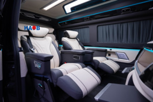 เบาะหนังหรู HaoBang แบบหมุนได้สำหรับรถยนต์ G-Class (G500/G63 AMG) ปรับแต่งสีและโลโก้ได้ รับประกัน 1 ปี - Product Image 4