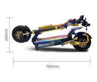 Scooter électrique tout-terrain 72V 10000W à double moteur, longue autonomie, batterie au lithium pliable, 200 kg, 60 Ah, pour trajets de courte distance