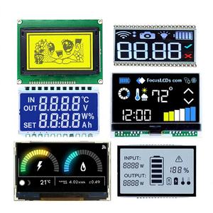 Écran LCD monochrome personnalisé en usine, type segment <span class=keywords><strong>TN</strong></span>/HTN/FSTN/VA, positif <span class=keywords><strong>jaune</strong></span> <span class=keywords><strong>vert</strong></span>, négatif bleu - Product Image 2