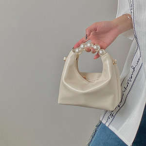 Nuevo Bolso de Mano de Perlas para Mujer 2026, Mini Bolso de Hombro con Cadena, Bolso Pequeño Tipo Dumpling - Product Image 6