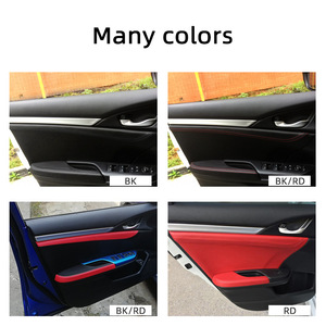 ชุดแต่งขอบประตูหนัง Honda Civic รุ่นที่ 10 สำหรับ 4 ประตู พร้อมที่วางแขน อุปกรณ์ตกแต่งภายใน ปี 2016-2021 - Product Image 3