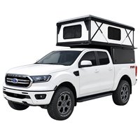 Hiperlion Ram 2500, camping-car pour camion à benne longue de 8 pieds, panneau sandwich en fibre de verre isolé, coque rigide, quatre saisons, imperméable, durable