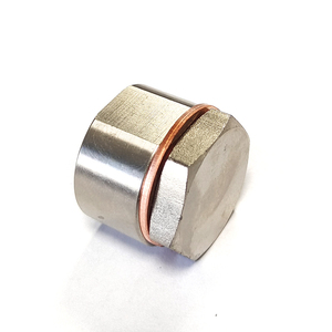 ชุดปลั๊กเชื่อมท่อไอเสียเกรดอุตสาหกรรม M18x1.5 ผลิตจากเหล็กชุบนิกเกิล พร้อมปะเก็นทองแดง ผลิตด้วยเครื่อง CNC สำหรับการดัดแปลงท่อไอเสีย - Product Image 2