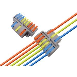 Bloque de Distribución de Conectores de Cable Industriales de 3 Entradas y 9 Salidas, Rango de Cable de 0.08-4mm², Contactos de Latón, Nylon AP-93 - Product Image 2