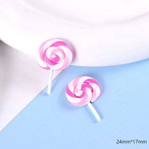 Nuevo y Popular Mini Lollipop de Arcilla con Diseño de Arcoíris Kawaii, para Decoración de Teléfonos, Manualidades, Scrapbooking y DIY - Product Image 5
