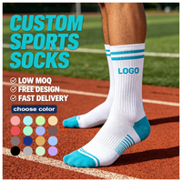 Chaussettes de sport de luxe en coton avec logo Xingyou Knitting Crew, chaussettes athlétiques unisexes pour hommes, chaussettes personnalisées Reformer