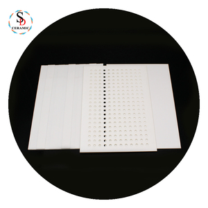 Nhiệt độ cao chống ăn mòn 95% <span class=keywords><strong>Al2O3</strong></span> alumina gốm tấm mỏng - Product Image 3