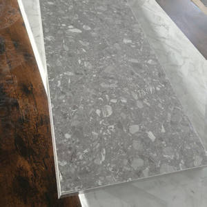 <span class=keywords><strong>Encimera</strong></span> de Cocina de 3 m de Largo, de <span class=keywords><strong>Madera</strong></span> MDF Laminada HPL Resistente al Agua con Aspecto de Mármol Negro de 10 Pies - Product Image 6