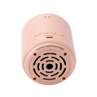Mini altavoz redondo Bluetooth de marca personalizada, altavoz inalámbrico portátil para exteriores BT
