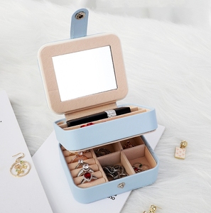 Creative Multifunctional <b>Jewelry</b> <b>Box</b> Double layered Storage <b>Jewelry</b> <b>Box</b> Colored <b>Jewelry</b> <b>Box</b> Support Customization - Product Image 4