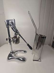 Machine à frites longues en acier inoxydable de 30 cm à commande manuelle innovante – Appareil polyvalent pour la préparation de snacks - Product Image 6