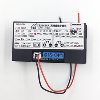 Voltmeter Panel ganda Mini yang sangat akurat dan Ammeter 4.5 tampilan Digital LED DC 200V DC 400A pengukur Ampere tegangan kelas atas