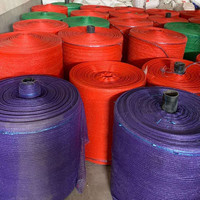 PE Raschel Mesh Bag Roll Maschine verwenden lila Farbe 5072cm Mesh Bag Roll