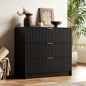 Cassettiera Alta Moderna Personalizzabile per Fabbrica, Mobile Contenitore in Legno, Comò per Camera da Letto, <span class=keywords><strong>Mobili</strong></span> per Soggiorno in Melamina - Product Image 1