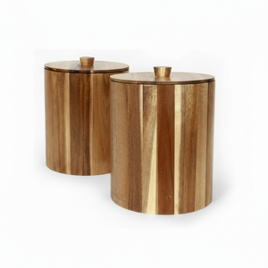 Almacenamiento de alimentos de madera para uso doméstico, botes de cocina personalizados de lujo de Navidad, regalo de fiesta, cajas de decoración del hogar, contenedor de madera - Product Image 1