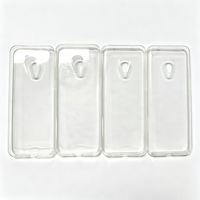 Qin pour Étui de Téléphone en Acrylique Transparent Antichoc pour Téléphone Android F22 Pro avec Boîte
