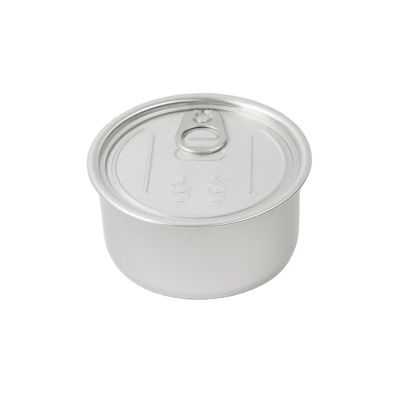 OEM 100ml/3.5g Hand Seal Tuna Can Eco-Friendly Refillable Silver Aluminum Metal Jar with Lid Best Bulk Price No Tools Needed