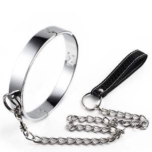 <span class=keywords><strong>Collar</strong></span> de cuello de acero inoxidable para mujer, BDSM, juegos, esclavo, juguetes - Product Image 1