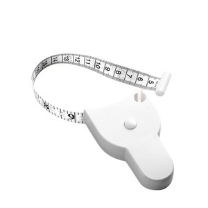 Portable Tape Measure 10m Metric Steel Blade Automatic Return Waist Arm Chest Measurement White Y-Shaped Design - Product Image 3