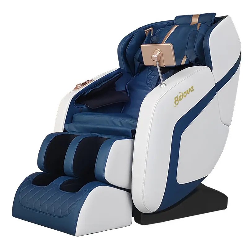 Belove 2023 Modern Real Relax Electric Fullbody 4D AI Voice Control Airbag SL Track Heat 0 Gravity Massage Chair For Home