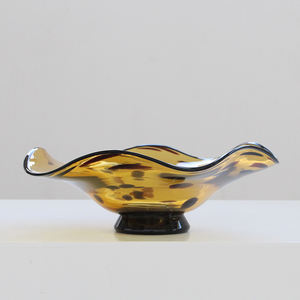 Vente en gros <span class=keywords><strong>de</strong></span> bols à fruits en verre sodocalcique artisanal, design ondulé, plateau <span class=keywords><strong>de</strong></span> service, décoration moderne pour la maison, cadeau <span class=keywords><strong>de</strong></span> mariage multifonctionnel, personnalisé - Product Image 5