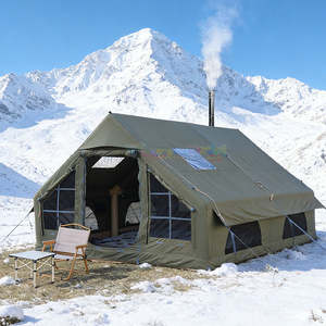 Tente gonflable de camping en plein air, une chambre, résistante à l'eau, portable, en tissu Oxford, résistante aux UV, durable, installation rapide, luxe - Product Image 2