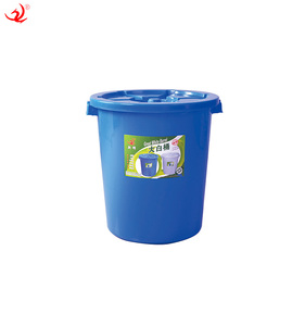 Spessore personalizzabile cibo grado 50L bianco rotondo secchio di plastica per la pulizia con coperchio grandi tamburi di stoccaggio dell'acqua secchi e botti - Product Image 4