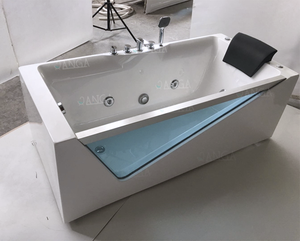 Jacuzzy Extérieur Bain à remous sexy Baignoires de spa de massage Jacouzi Baignoire de trempage japonaise Baignoire rectangulaire - Product Image 5