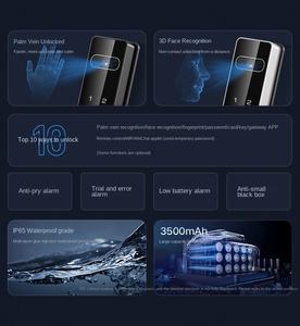 Fabrika doğrudan Tuya APP Waterproofc yüz tanıma parmak izi Palm ven kilidini kırık köprü alüminyum kapı için akıllı kilit - Product Image 5