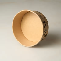 Bols jetables en kraft recyclé compostable pour la préparation des repas, contenants pour salades/soupes, écologiques, pour la restauration, les sucettes et les hamburgers