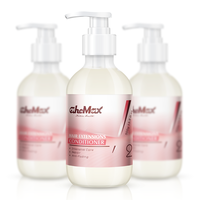 Après-shampoing nourrissant et hydratant 2-en-1 à l'huile de coco bio et à l'huile d'argan, formule sans rinçage pour cheveux bouclés, marque privée