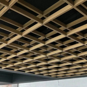 Văn phòng hiện đại Mall trang trí nội thất kim loại treo lưới tản nhiệt trần mở di động Pop nhôm lưới Trần - Product Image 5