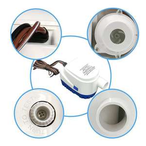 12V/24V 1100GPH自動水中ボートビルジポンプ低圧電気海洋水排気ポンプフロートスイッチOEM - Product Image 4