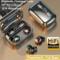 Écouteurs sans Fil IPX7 Étanche Eraysun, Bandeau, Oreillettes TWS Gaming avec Micro, Suppression du Bruit, Hi-Fi, Modèle Boat M10