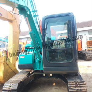 Excavatrice sur chenilles Kobelco SK75 d'occasion d'origine japonaise, 6T, moteur, pompe à engrenages, roulement, moteur - testée et inspectée pour usage domestique/agricole - Product Image 3