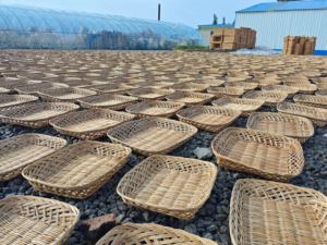JY Willow Wicker Handmade Picnic Natural Dessert Pain Plates Household Food Decoration - Product Image 6
