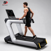 Logo Kustom OEM ODM Pemasok Langsung Pabrik Treadmill Gym Komersial Tugas Berat LED TV dan Konsol Android dalam Jumlah Besar